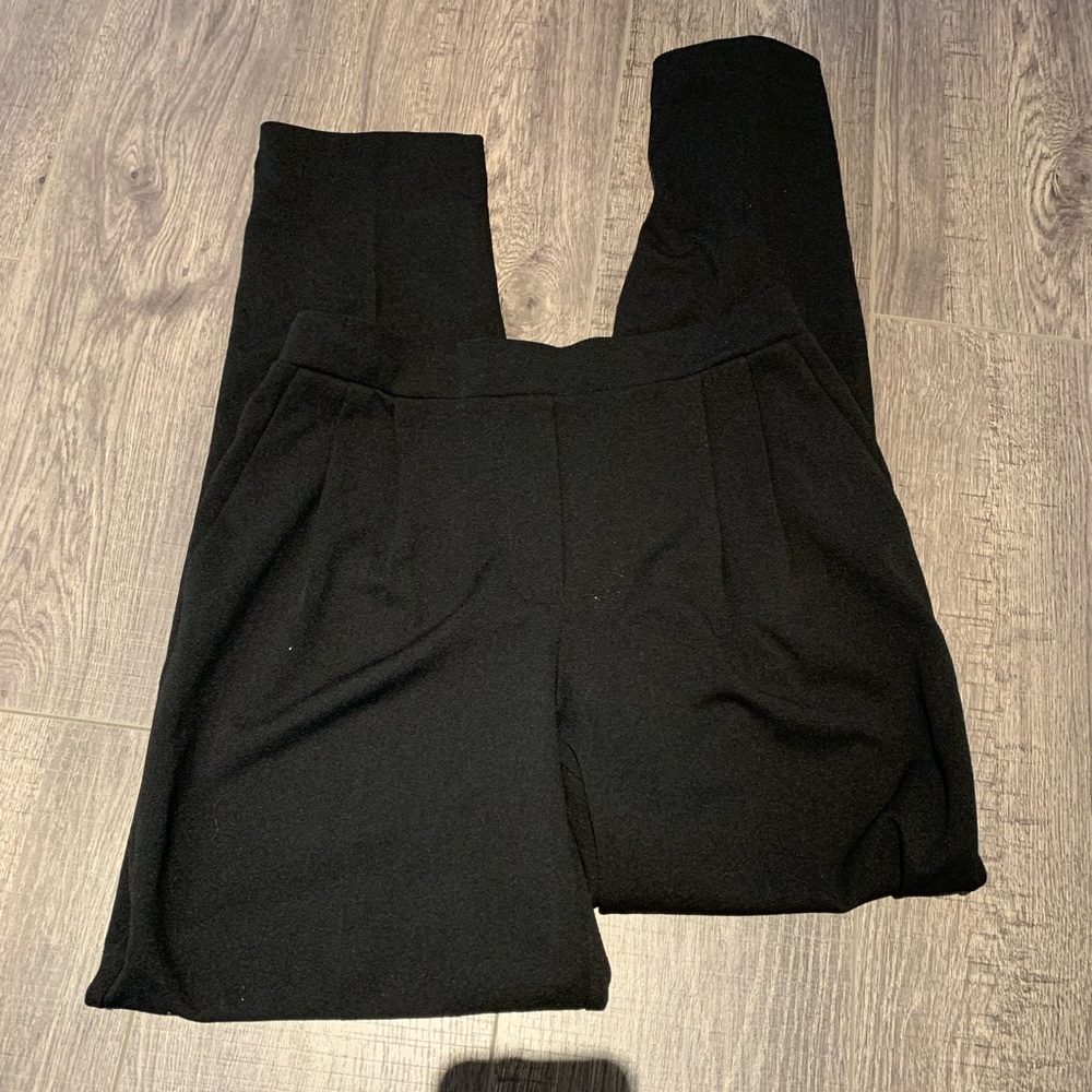 Straight legged dress pants